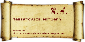 Maszarovics Adrienn névjegykártya